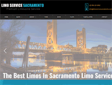 Tablet Screenshot of limoservicesacramento.com